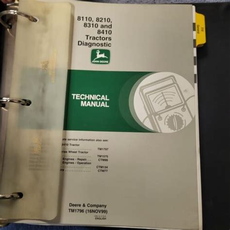 john deere 8310 compression tester|TM1796 .